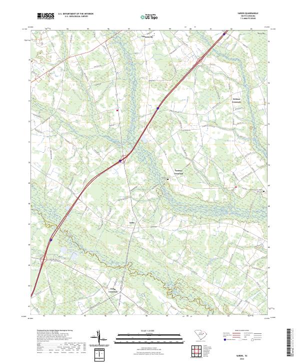 USGS Topographic Map – Sardis