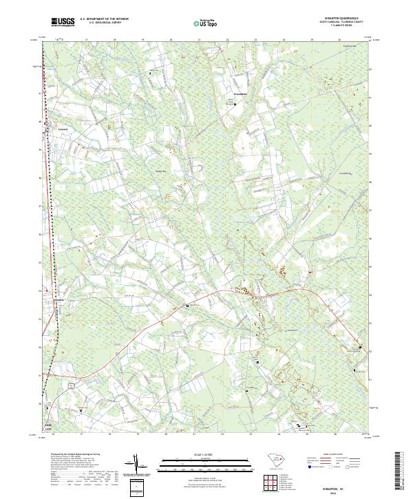 USGS Topographic Map – Scranton