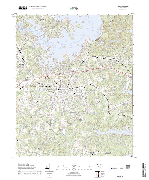 USGS Topographic Map – Seneca