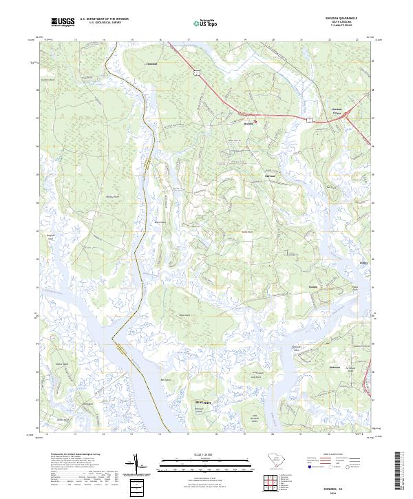 USGS Topographic Map – Sheldon