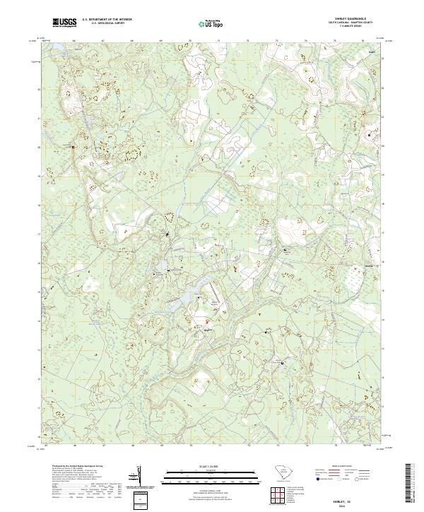 USGS Topographic Map – Shirley
