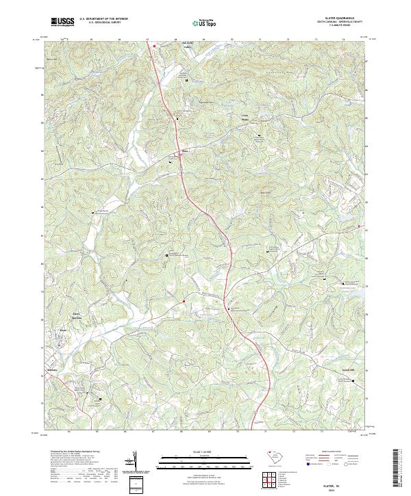 USGS Topographic Map – Slater