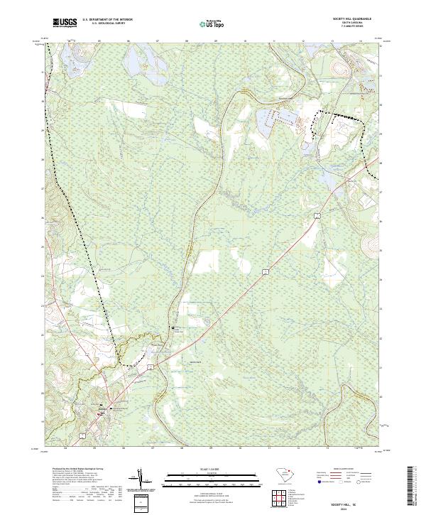 USGS Topographic Map – Society Hill