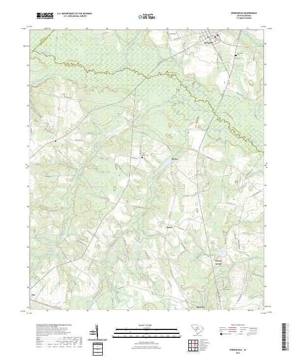 USGS Topographic Map – Springfield