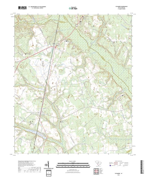 USGS Topographic Map – Sycamore