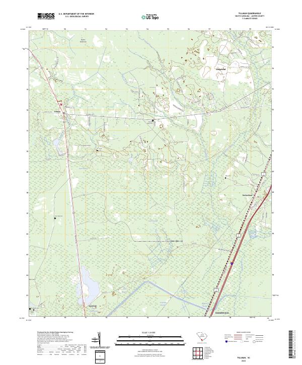 USGS Topographic Map – Tillman