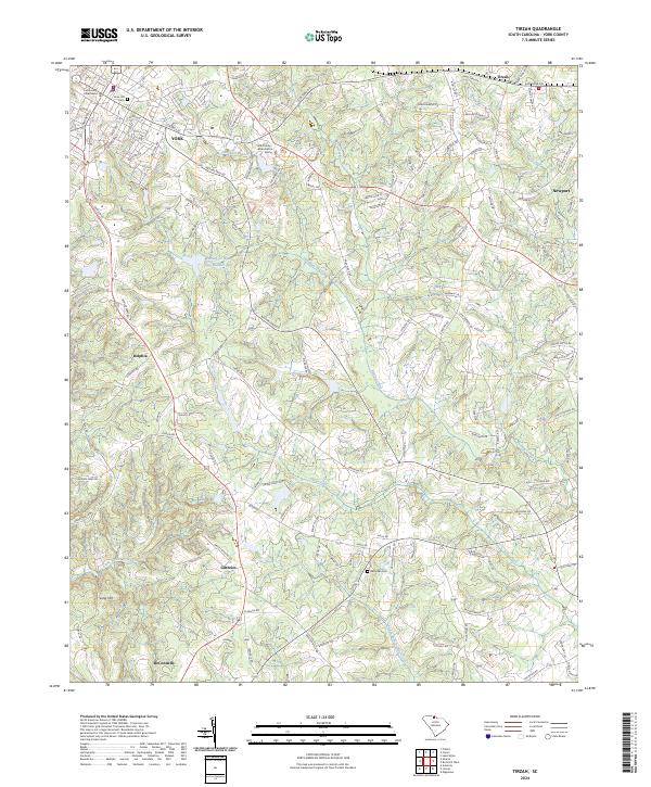 USGS Topographic Map – Tirzah