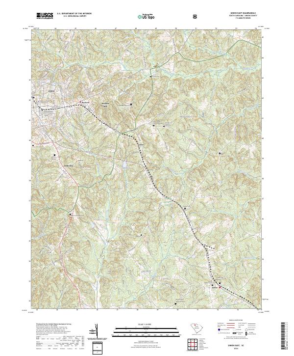USGS Topographic Map – Union East