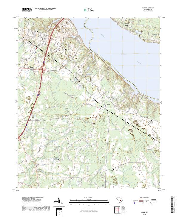 USGS Topographic Map – Vance