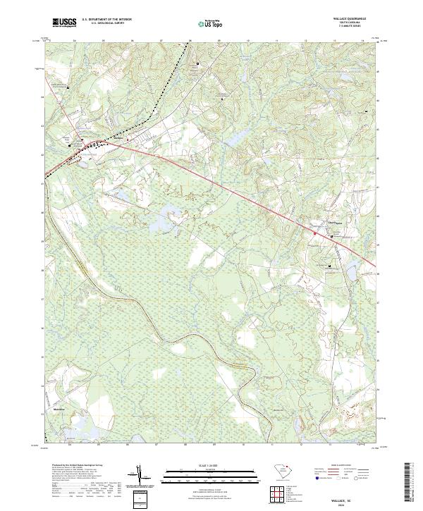 USGS Topographic Map – Wallace