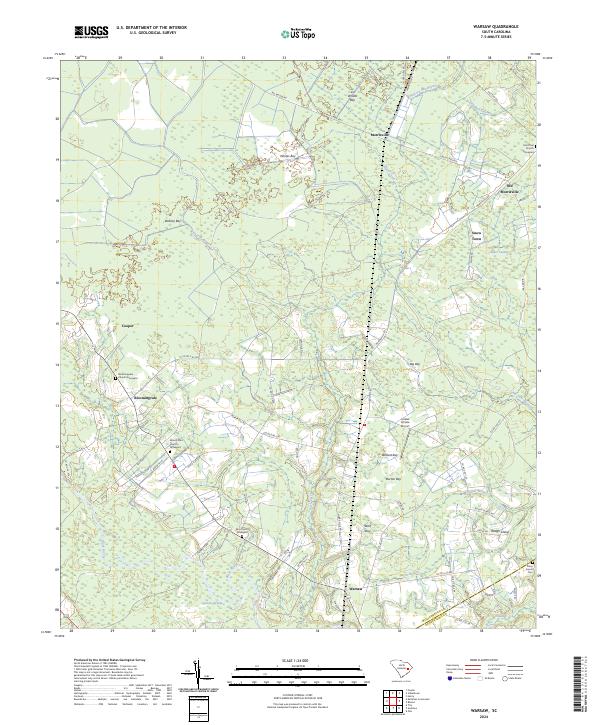 USGS Topographic Map – Warsaw
