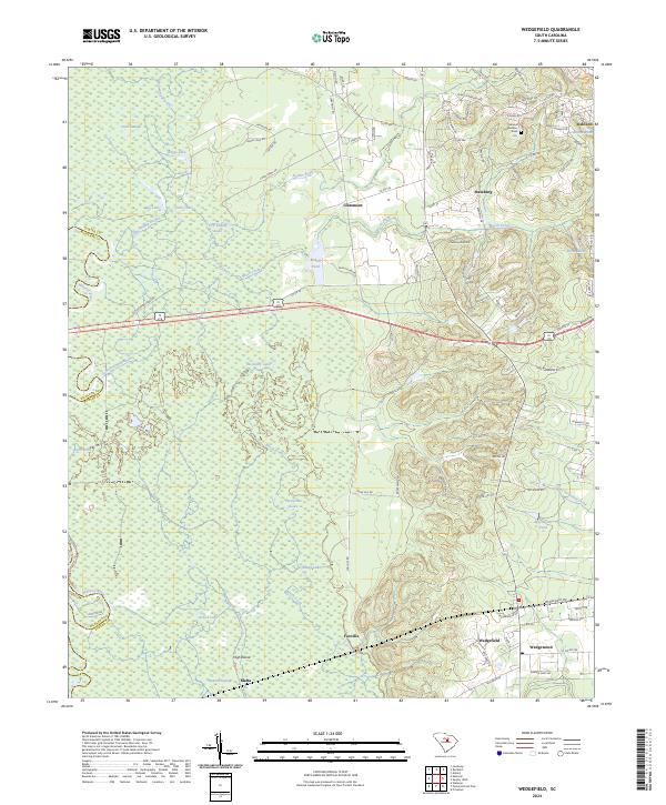 USGS Topographic Map – Wedgefield