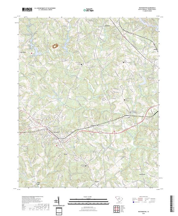 USGS Topographic Map – Westminster