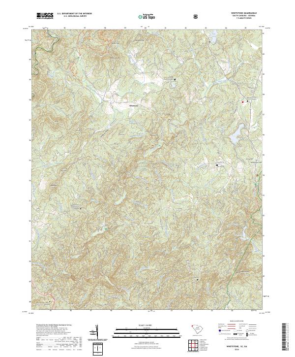 USGS Topographic Map – Whetstone