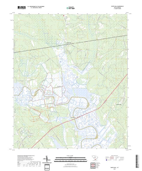 USGS Topographic Map – White Hall