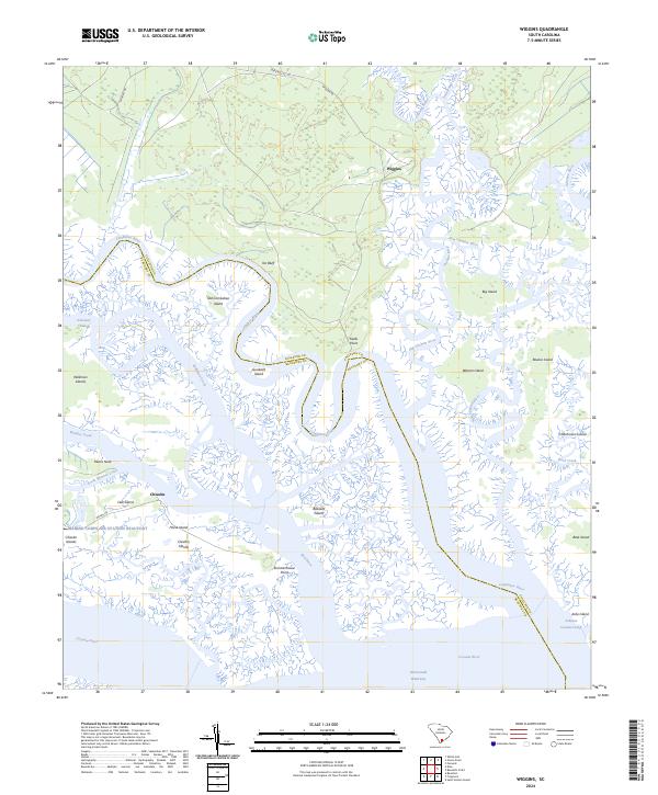 USGS Topographic Map – Wiggins