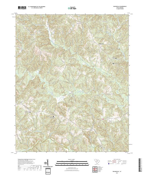 USGS Topographic Map – Wilkinsville