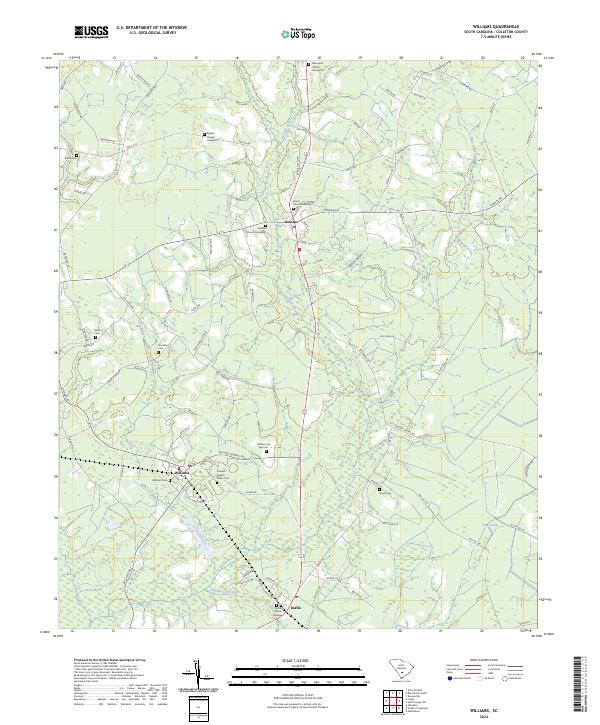 USGS Topographic Map – Williams