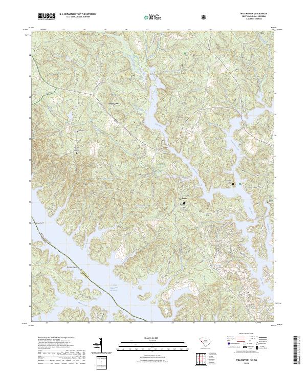 USGS Topographic Map – Willington