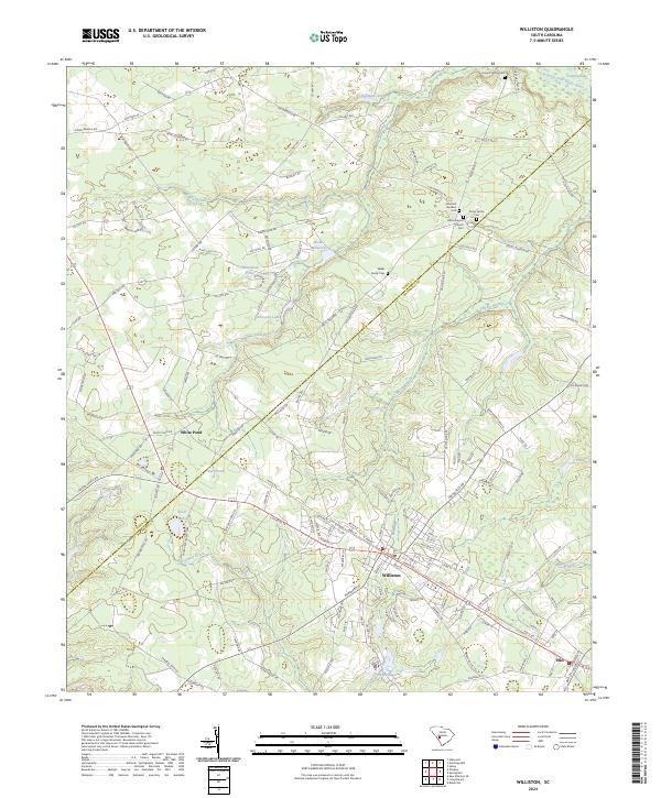 USGS Topographic Map – Williston