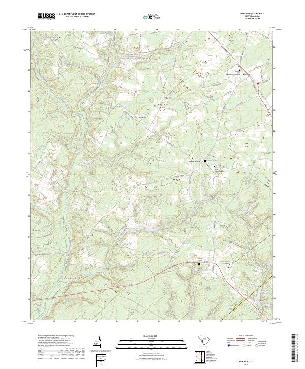 USGS Topographic Map – Windsor