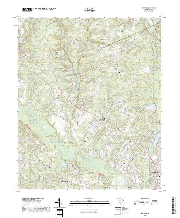 USGS Topographic Map – Wolfton