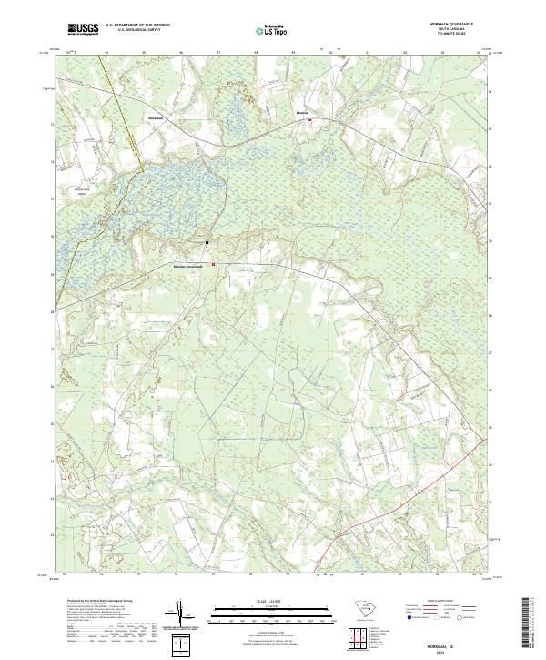 USGS Topographic Map – Workman