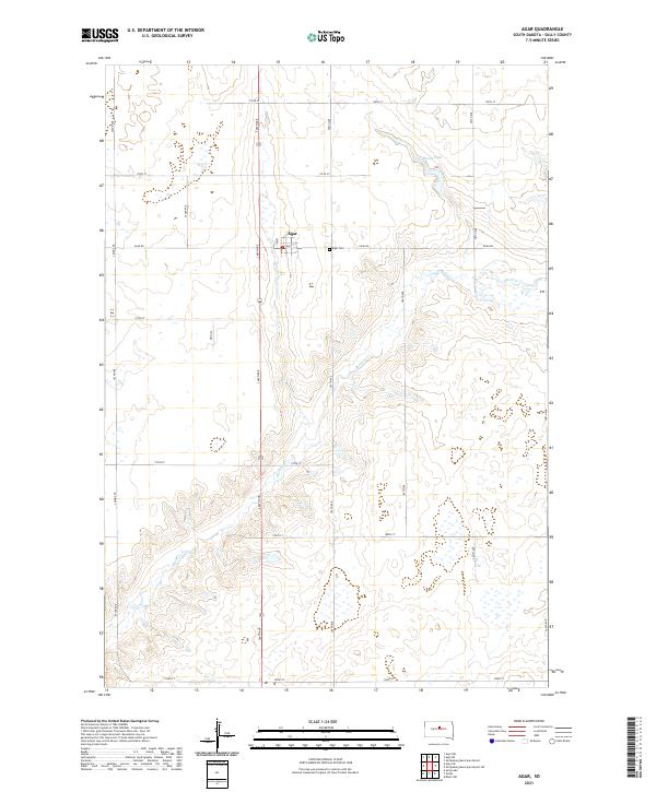 USGS Topographic Map – Agar