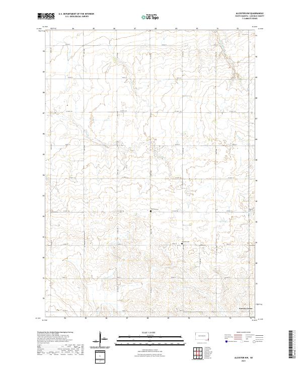 USGS Topographic Map – Alcester NW