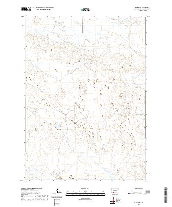 USGS Topographic Map – Allan Dam