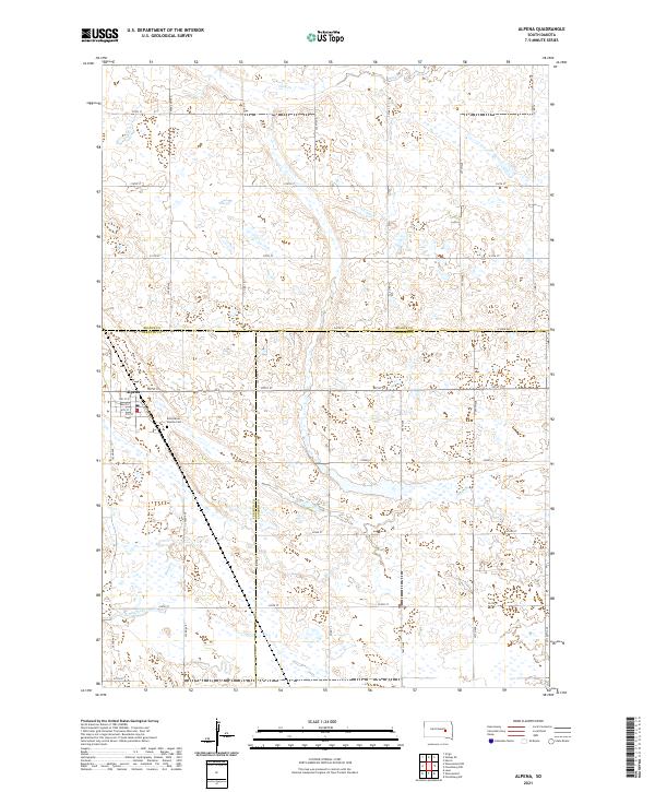 USGS Topographic Map – Alpena