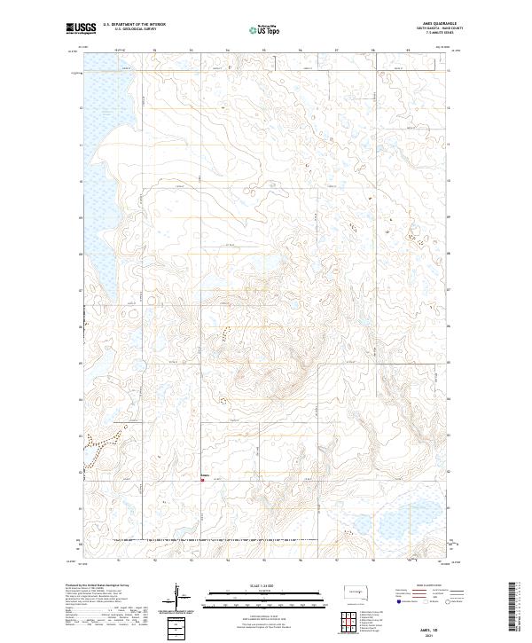 USGS Topographic Map – Ames