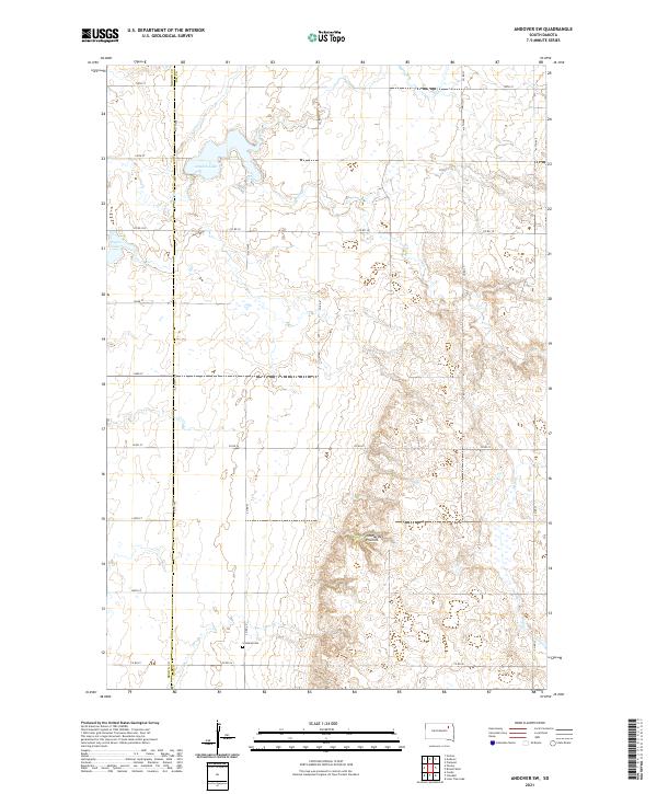 USGS Topographic Map – Andover SW