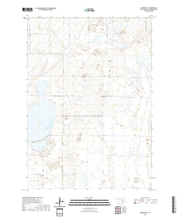 USGS Topographic Map – Archer Hill