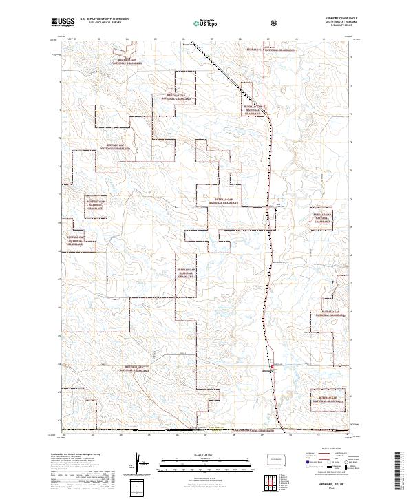 USGS Topographic Map – Ardmore