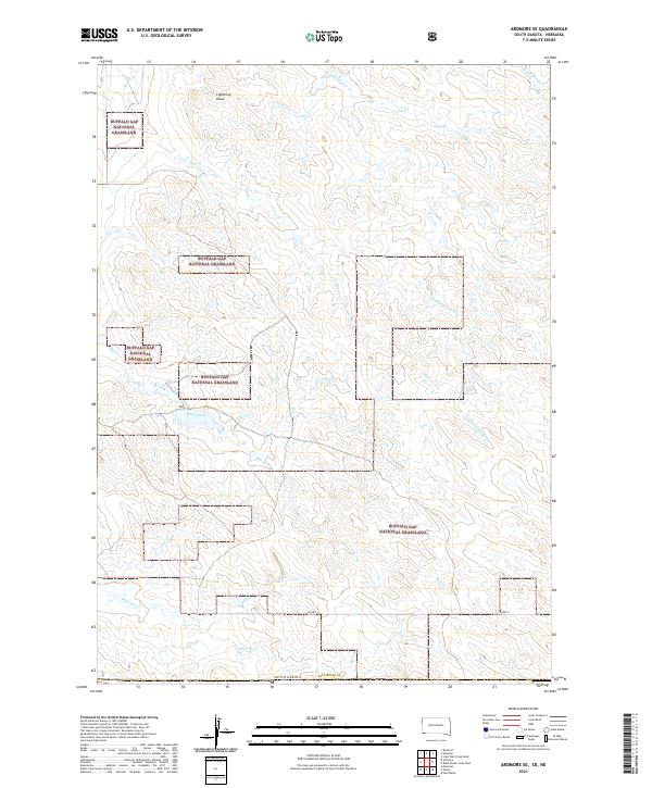 2021 Map of Ardmore SE, 2021 Print