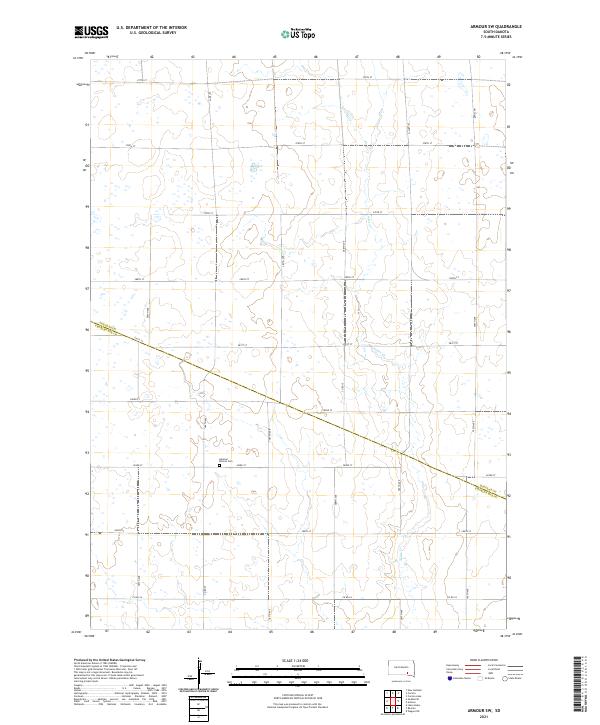USGS Topographic Map – Armour SW
