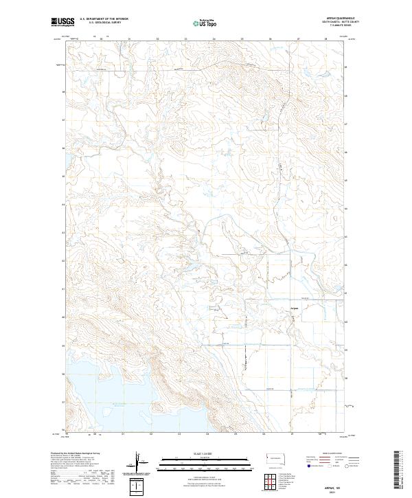 USGS Topographic Map – Arpan