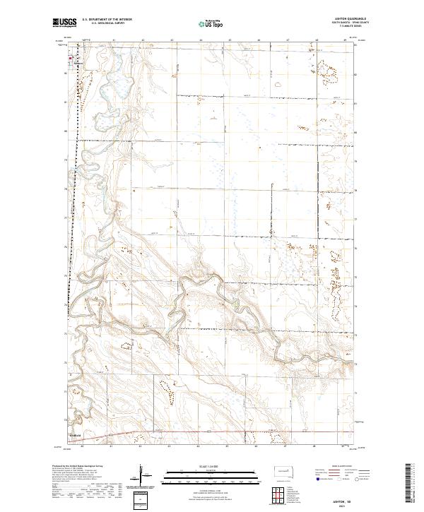 USGS Topographic Map – Ashton