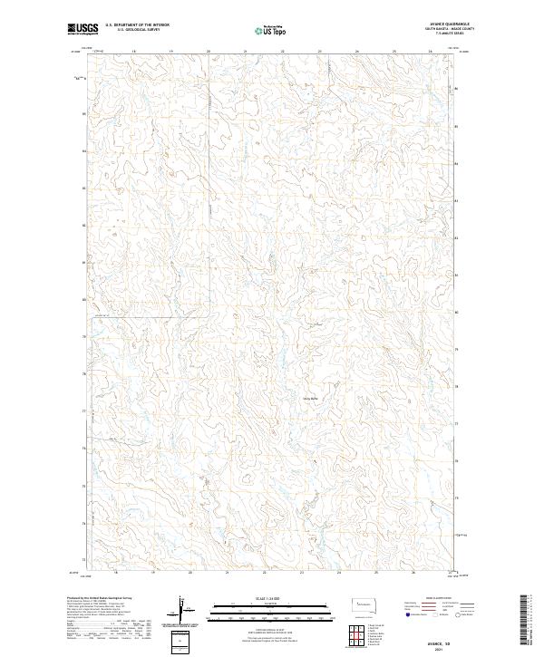 USGS Topographic Map – Avance