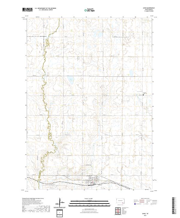 USGS Topographic Map – Avon