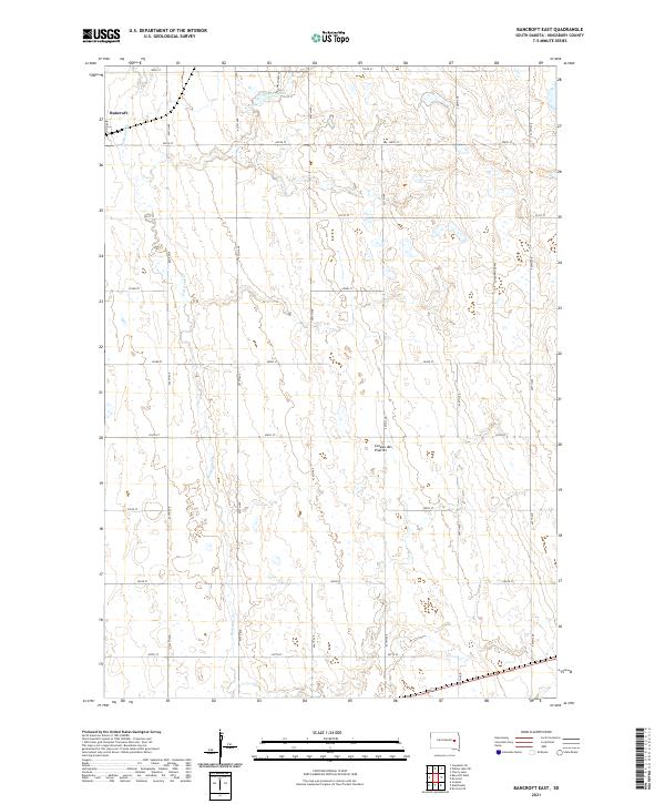 USGS Topographic Map – Bancroft East