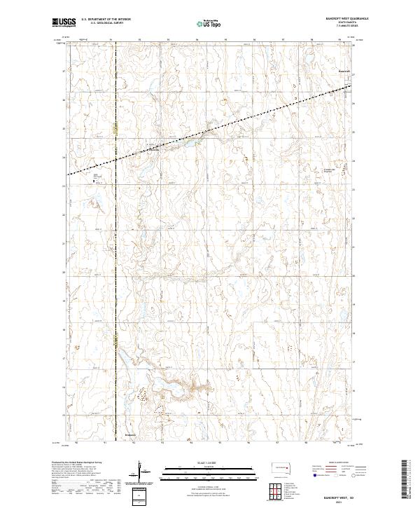 USGS Topographic Map – Bancroft West