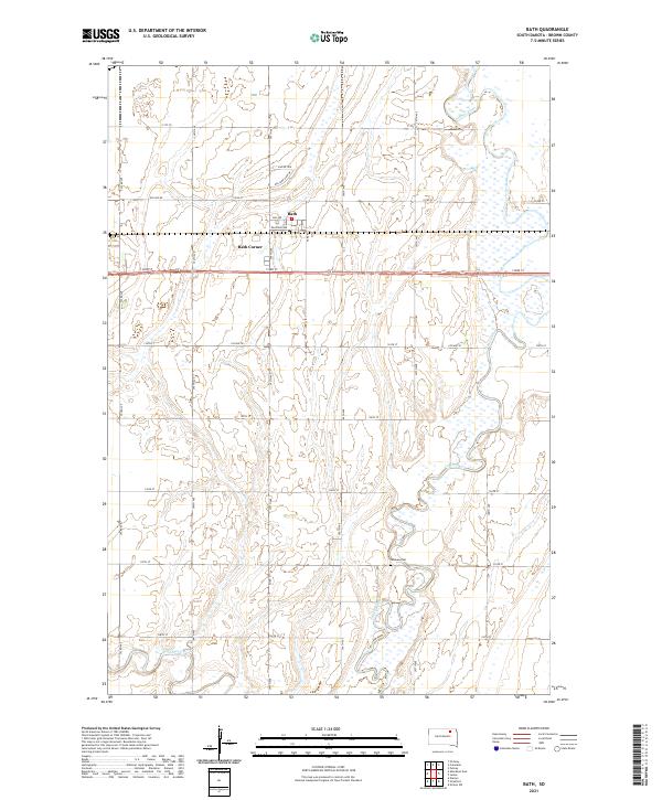 USGS Topographic Map – Bath