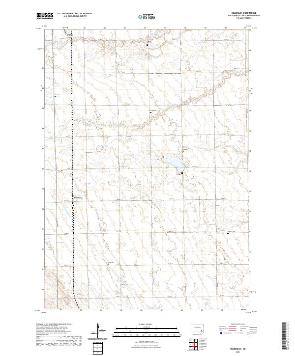USGS Topographic Map – Beardsley