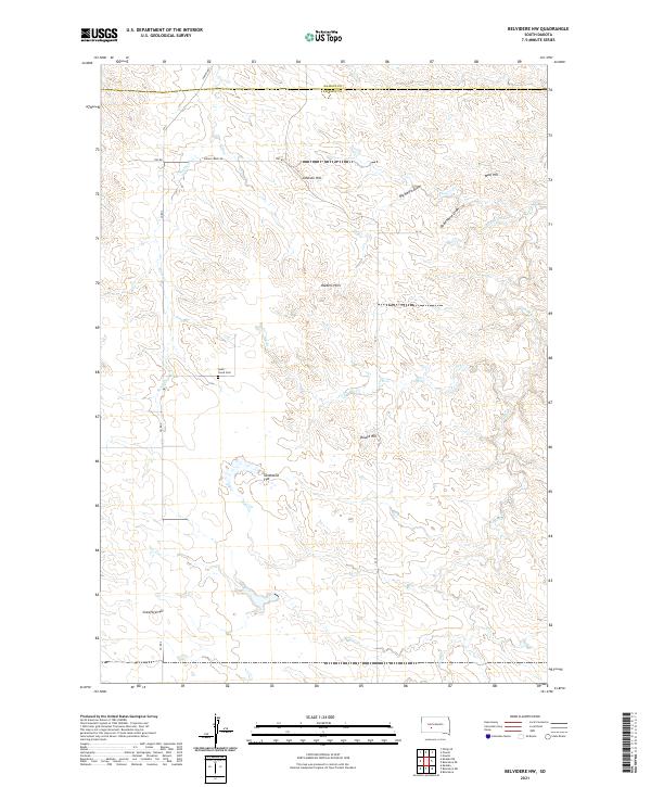USGS Topographic Map – Belvidere NW