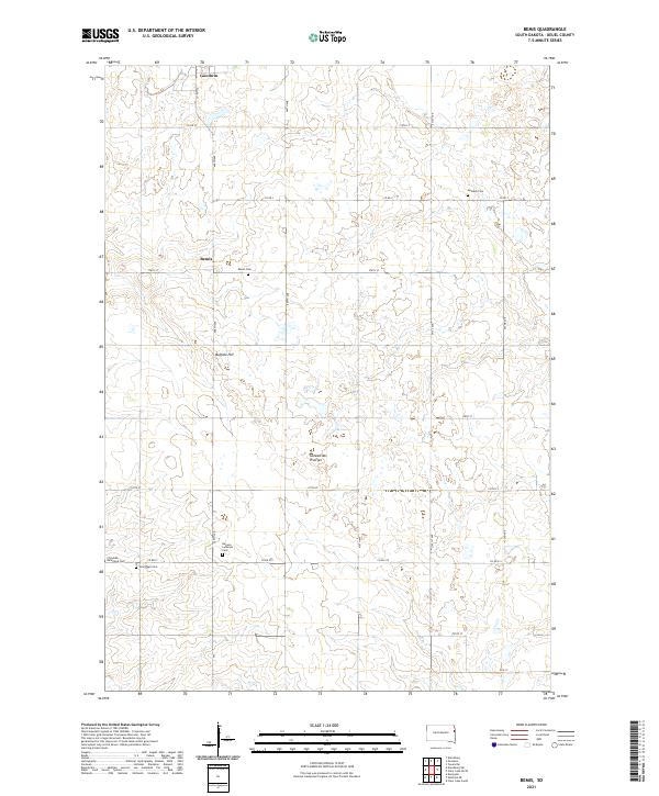 USGS Topographic Map – Bemis