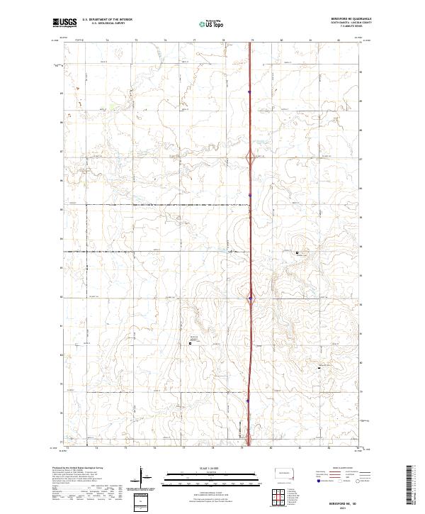 USGS Topographic Map – Beresford NE