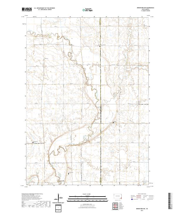 USGS Topographic Map – Beresford NW