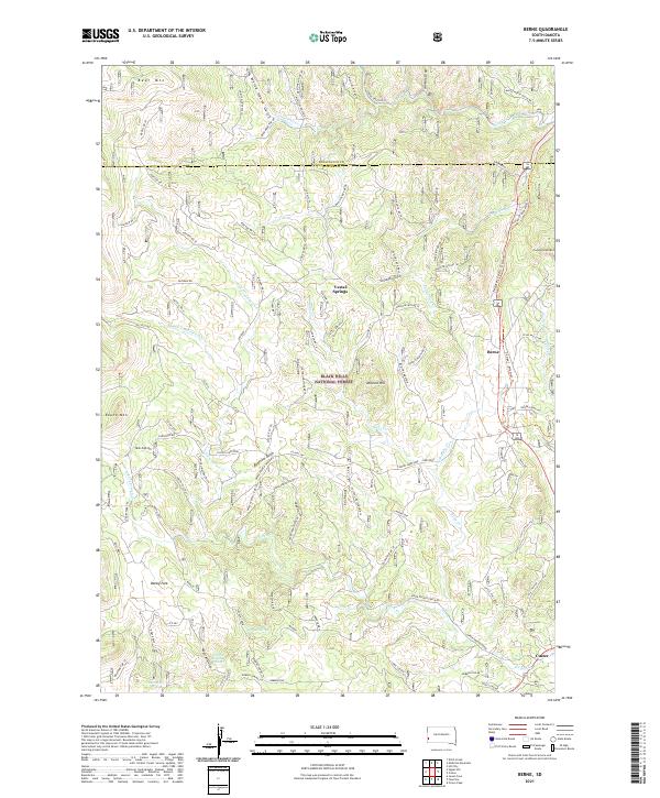 USGS Topographic Map – Berne